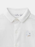 Chemise avec broderie oiseau MAEDMOND / 25E1BGL2CHM632