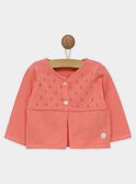 Cardigan rose RYGWEN / 19E0CFI1CAR305
