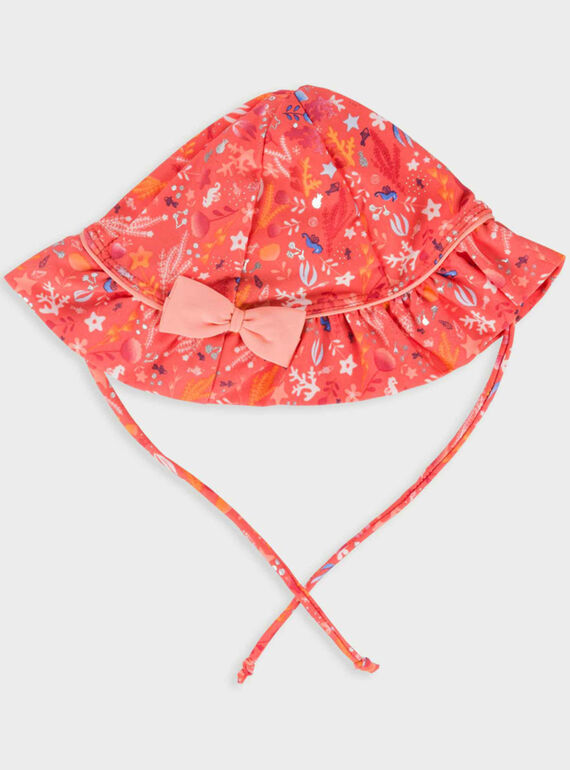 Chapeau corail foncé NAIPO / 18E4BFV1CHA419