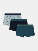 Lot de 3 boxers skate en jersey MLIBRAGE / 25E5PG43BOX203