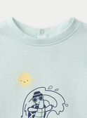Tee Shirt Turquoise KAVIRGIL / 24E1BGR1TEE203