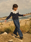 Jean wide leg à fleurs MEJEANETTE / 25E2PF81JEAK005