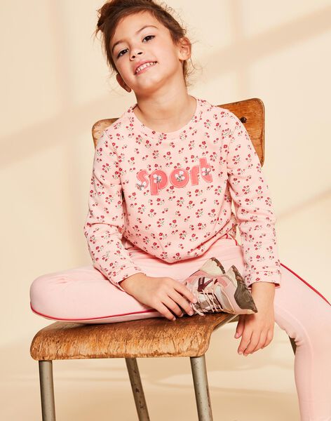 Legging rose à taille croisée FRILEGETTE / 23E2PFJ1LGSD300