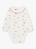Ensemble body et robe salopette en jean bébé fille CABRIGITTE / 22E1BF71ENSP274