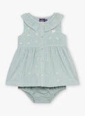 Robe et bloomer vert tendre à papillons FAIMA / 23E1BFD1CHS612