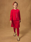 Cardigan rouge Fille NIXOLETTE 2 / 25H2PFH1CARF510