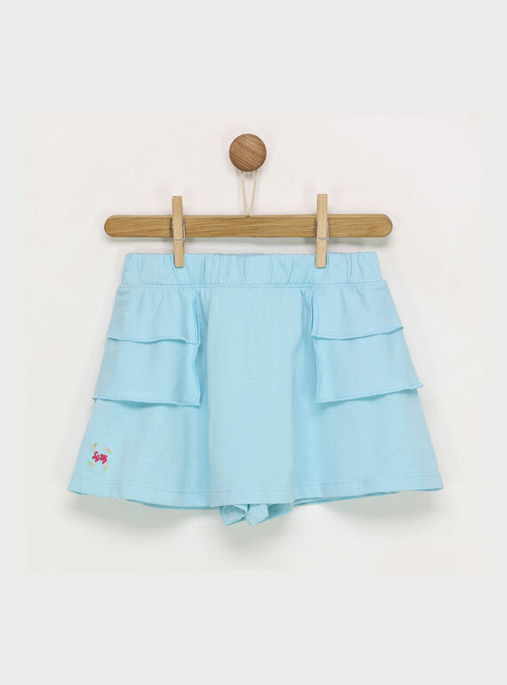 Jupe bleu ciel RADUDETTE 4 / 19E2PFL4JUP020