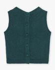 Cardigan sans manches à imprimé Noël DAWILLIAM / 22H1BG61CSM060