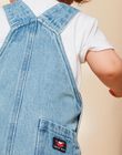 Salopette longue en jean bleu FAKOBE / 23E1BGC1SALP269