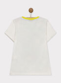 Tee shirt manches courtes blanc ROSIAGE / 19E3PGM3TMC001