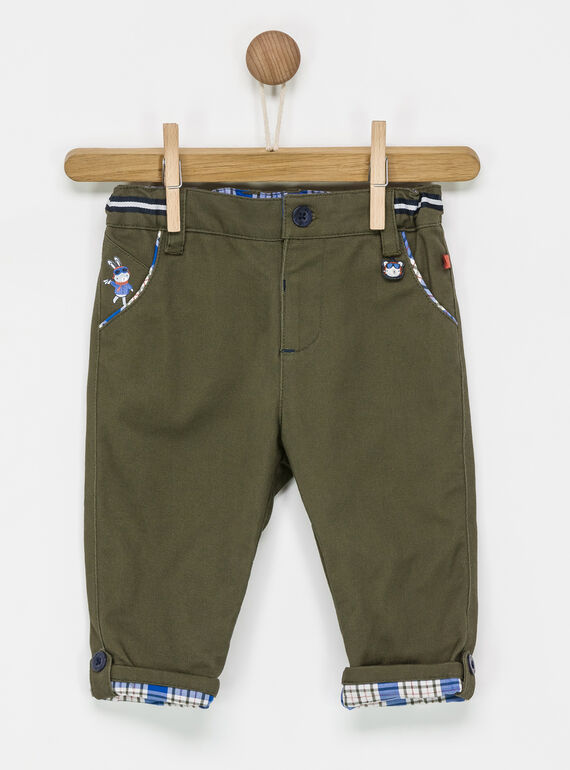 Pantalon kaki PAOWEN / 18H1BGK1PAN609