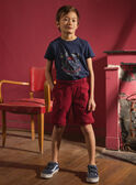 Pantalon Dézipable rouge MOCLAGE / 25E3PGJ1PANF504