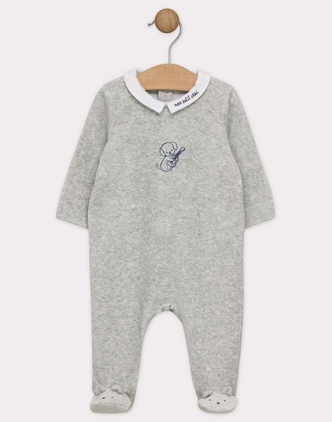 Dors Bien En Velours Gris Chine Et Son Bonnet Bebe Garcon Entre 5 Et 12 Naissance Sergentmajor