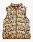 Manteau 3 en 1 kaki à fleurs dorés DRAKALETTE / 22H2PFM1PAR604