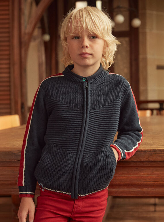 Gilet Bleu nuit LOGILAGE / 24H3PGL1GILC205