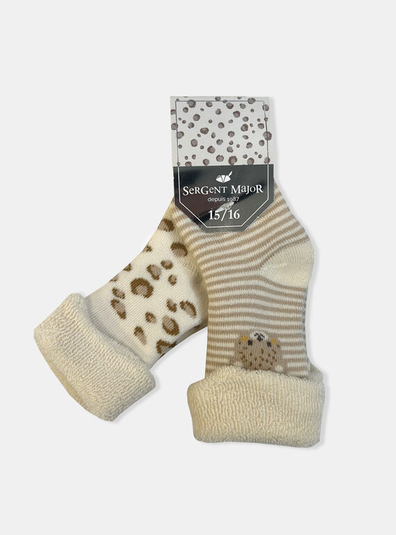 Chaussettes Blanche MONTY / 25E0AM12SOQ000