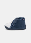 Chausson bleu avec tête d'ours blanc Bébé Garçon NEANTOINE / 25F10BG31CHP070