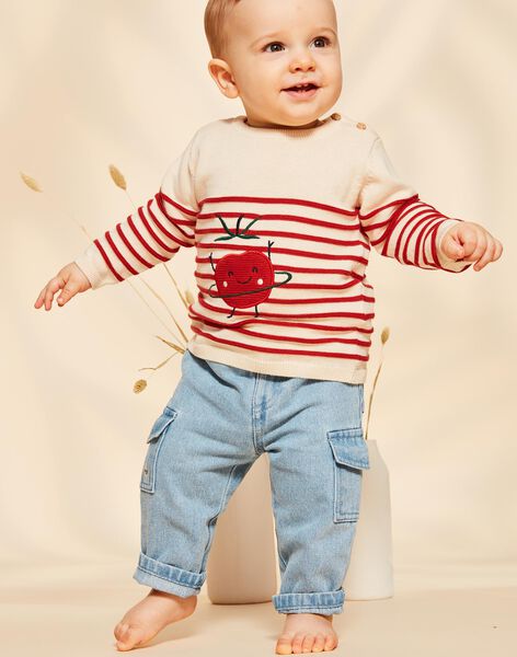 Jean en denim style cargo FACEAN / 23E1BGB1JEAP269