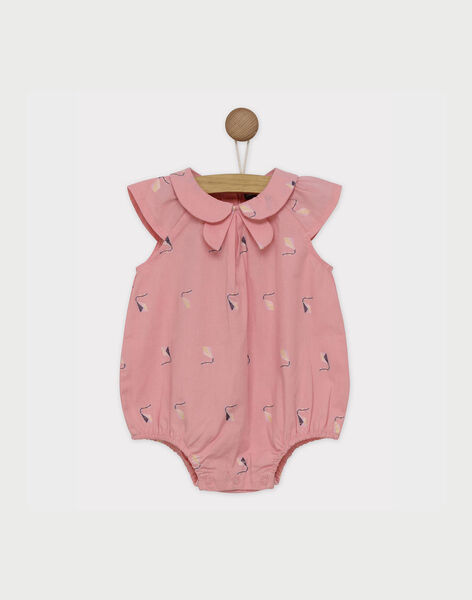 Barboteuse Rose A Contre Saison Bebe Sergentmajor