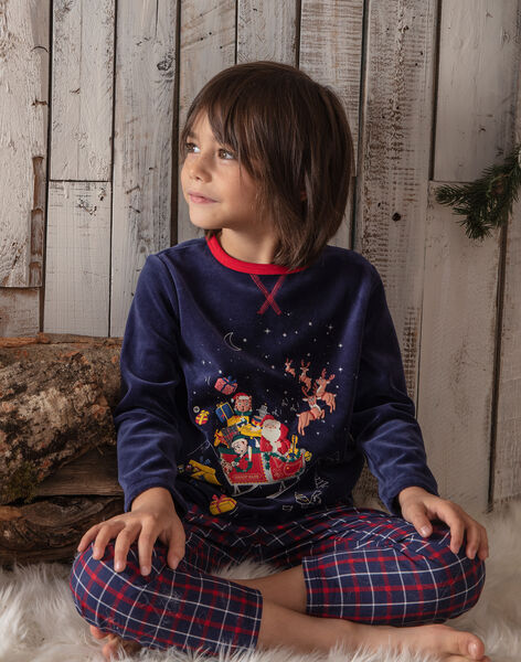 Pyjama Bleu Marine Petit Enfant Garcon A Contre Saison Enfant Sergentmajor
