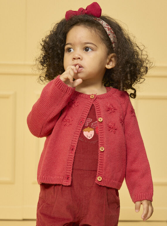 Cardigan fantaisie fleuri LAPERRINE / 24H1BFR2CARF505