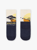Chaussettes multicolores animation savane FACHAGE / 23E4PG81SOQ114