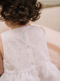 Robe et bloomer de cérémonie écrue bébé fille CAJULIE / 22E1BFH2CHS001