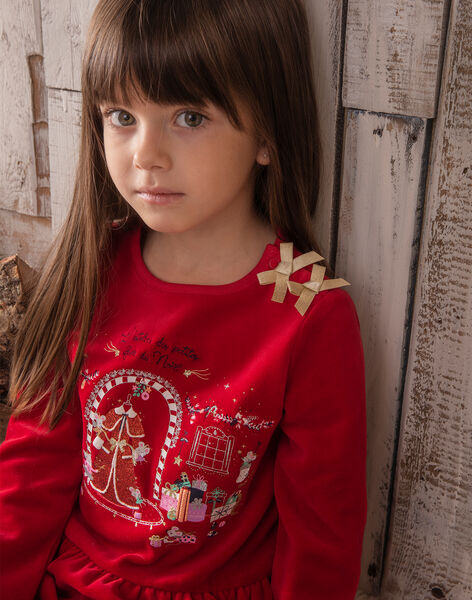 Pyjama Rouge Petit Enfant Fille Pyjama Enfant Sergentmajor