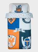 Drap / parure de lit bleue ROCHEVALTR / 19EZENX4PLR213