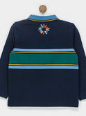 Polo bleu marine PICOAGE / 18H3PGH1POL713