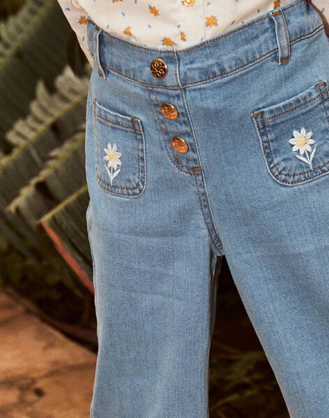 Jean wide legs bleu FADYETTE / 23E2PF81PANP272