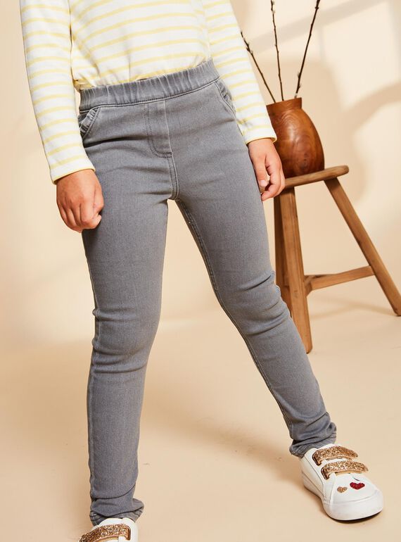 Jean slim Gris FRICAETTE 2 / 23E2PFJ2PANJ908