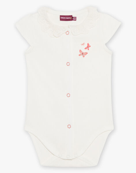 Body ajouré écru à papillon FAISIS / 23E1BFD1BOD001