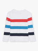 Pull écru à rayures tricolores FOMATELAGE / 23E3PGC1PUL000