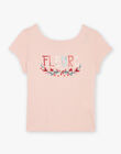 T-shirt blush à manches courtes FLUFLETTE / 23E2PFQ2TMCD300