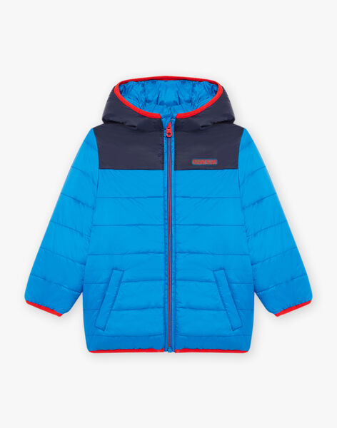 Veste réversible à capuche bleue DIDOUNAGE / 22H3PGV1GIPC238