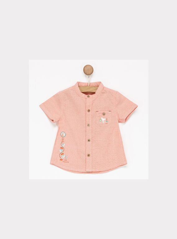 Chemise orange NARUSSEL / 18E1BGL1CHM406