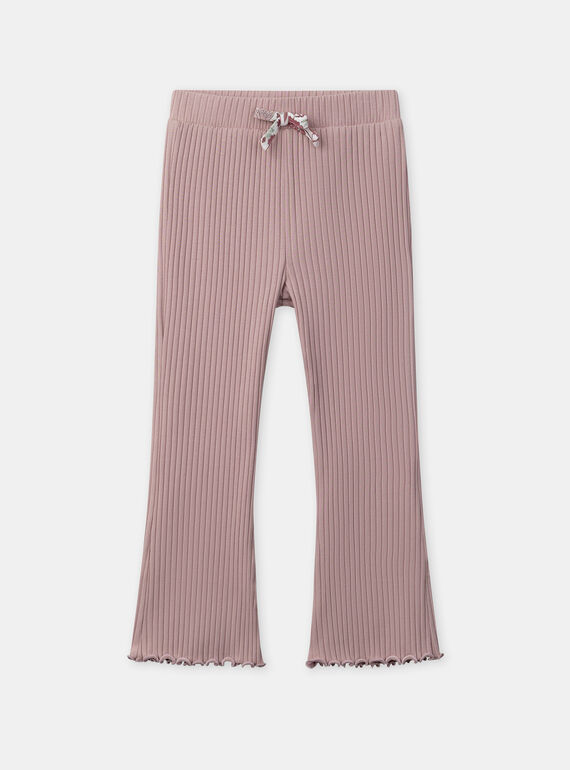 Legging évasé rose pâle Fille NIFLERETTE / 25H2PFL2LG303