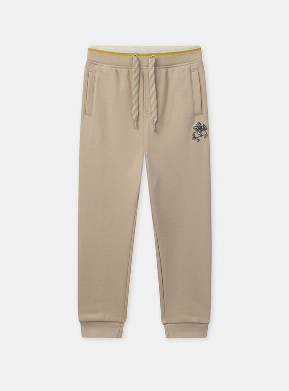Jogging beige Garçon NAEMAGE 2 / 25H3PG32JGB080