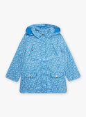 Imperméable 2-en-1 bleu enfant fille CLAFLETTE / 22E2PFG1IMP208