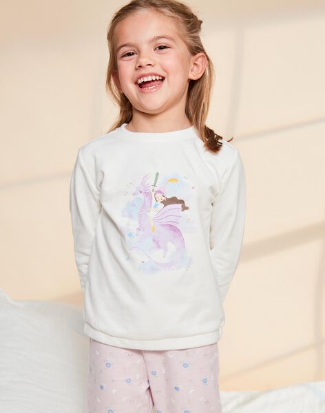 Ensemble pyjama à dragon et chevalière FLOVETTE / 23E5PF23PYJ001
