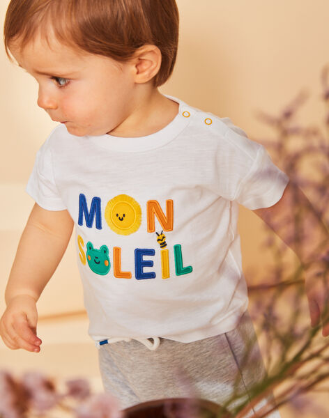 T-shirt écru à manches courtes FARABRIEL / 23E1BGS2TMC001