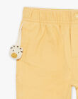 Pantalon en twill jaune FAAKER / 23E1BG81PANB117