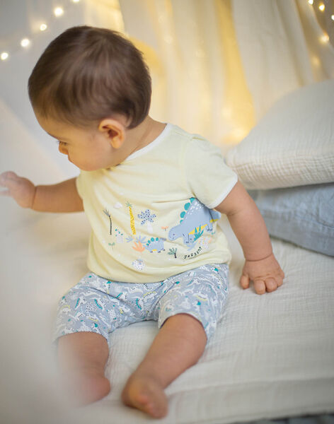 Pyjama jaune bébé garçon CEIZAAC / 22E5BG51PYJ104