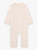 Grenouillère imprimé fleuri et chaussettes bébé fille CEGENNY / 22E5BF51GRE001
