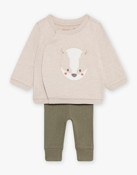 Ensemble sweat et legging bébé garçon DOMITIEN / 22H0CGH3ENSA011