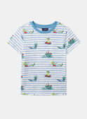 Tee Shirt Manches Courtes Blanc KLADAMAGE / 24E3PGN1TMC000