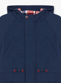 Imperméable bleu nuit 3-en-1 enfant garçon CAPOLINAGE / 22E3PGG2IMP713