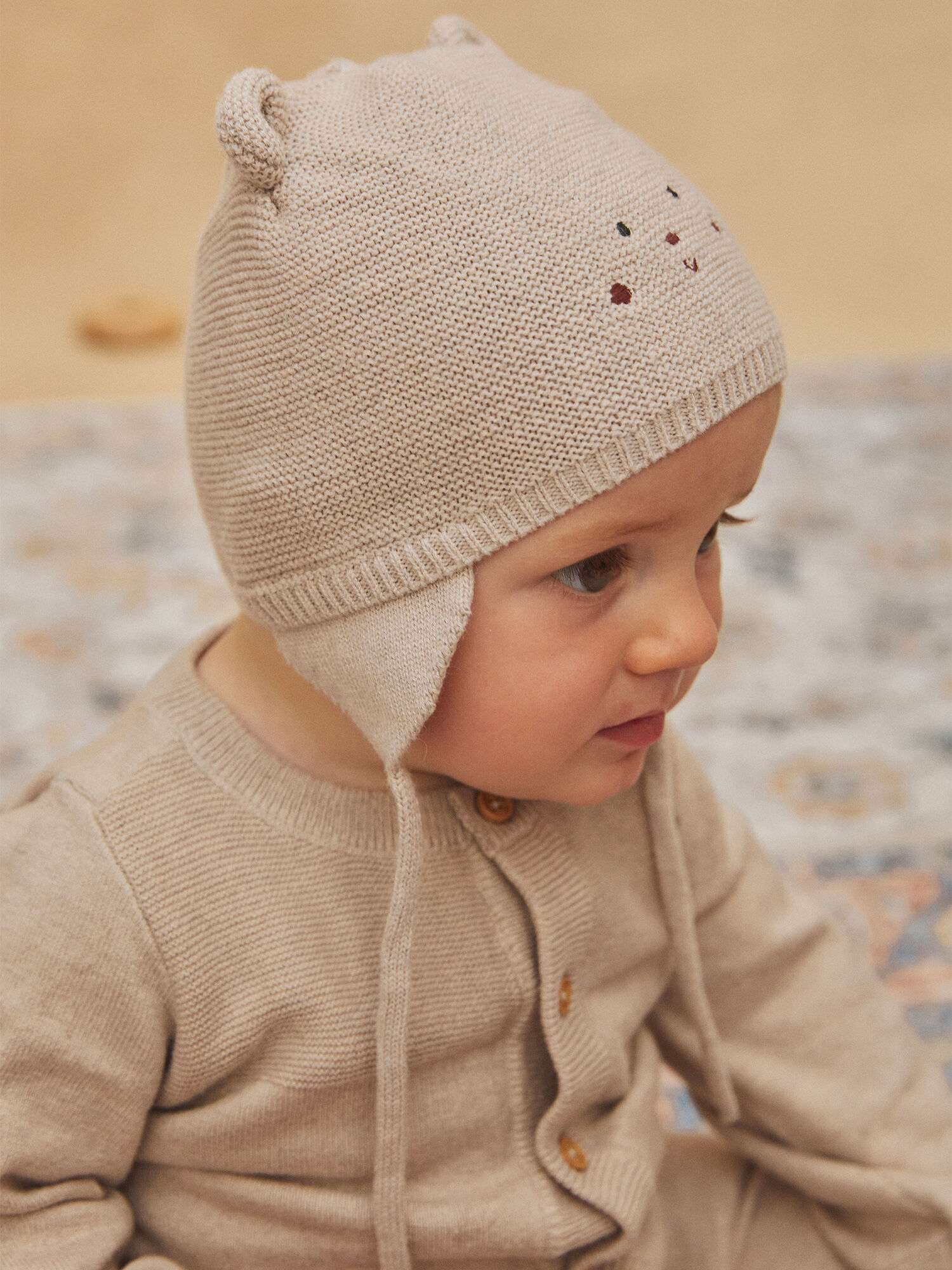 Kit naissance bonnet 2025 moufle