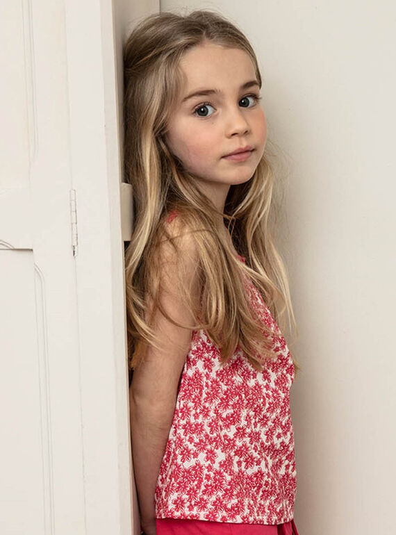 Débardeur rose enfant fille ZLYNETTE1 / 21E2PFL2DEB304